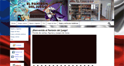 Desktop Screenshot of elpanteondeljuego.com